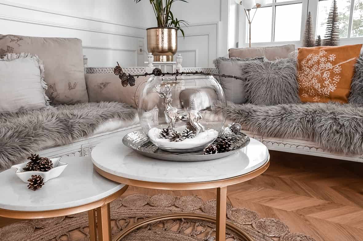 Schale weihnachtlich dekorieren: 2 romantische DIY-Deko-Ideen