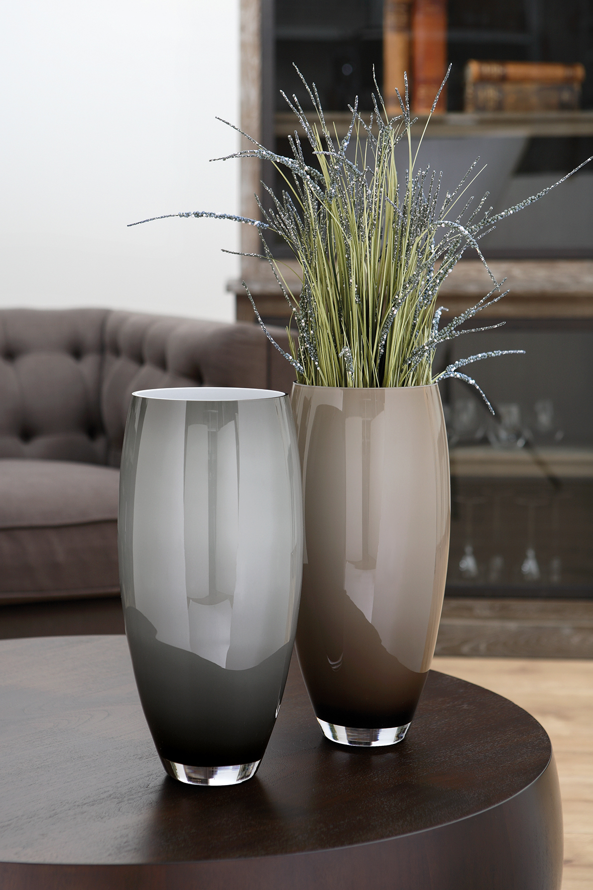 Fink Living Vase AFRICA opal grau