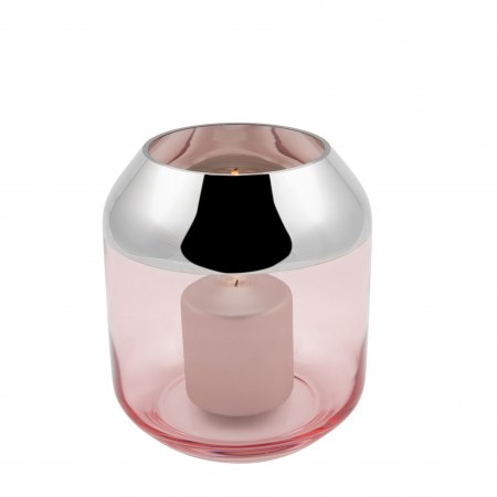 Bild 1 - Fink Living SMILLA Windlicht rosa