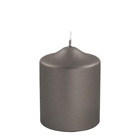 Bild 1 - Fink Living Stumpenkerze Metallic Mocca H.10cm