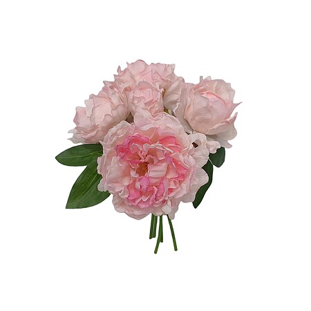 Bild 1 - Kunstblumen Pfingstrosenbund rosa