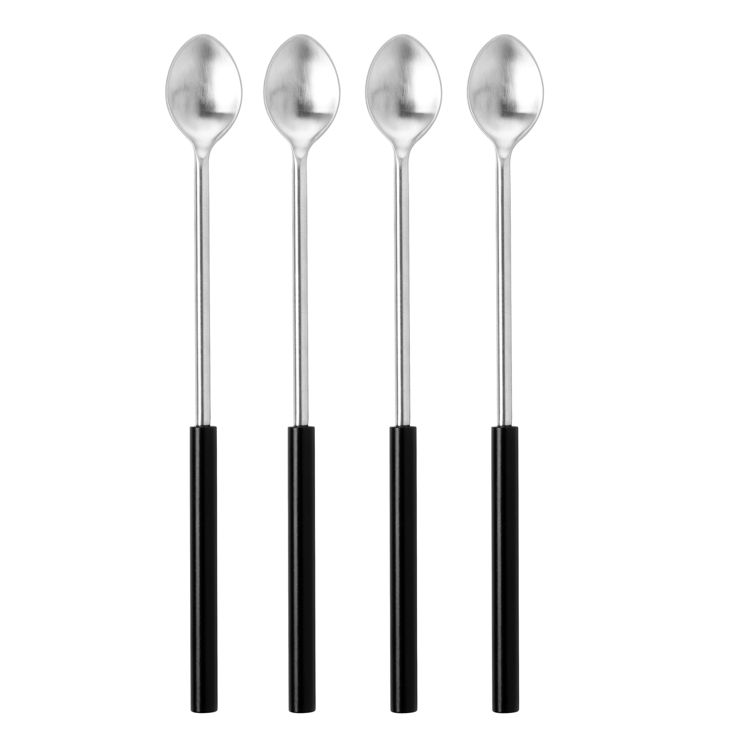 Fink Studio BLIND TASTE Löffel 4er Set, schwarz