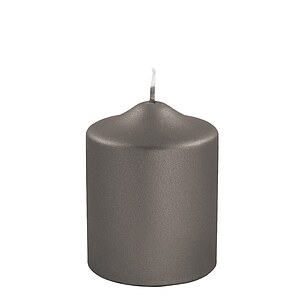 Fink Living Stumpenkerze Metallic Mocca H.10cm