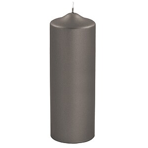 Fink Living Stumpenkerze Metallic Mocca H.25cm