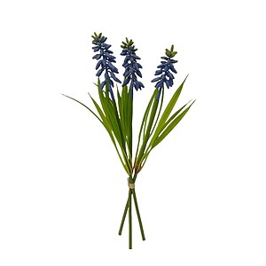 Kunstblumen Hyazinthenbund blau